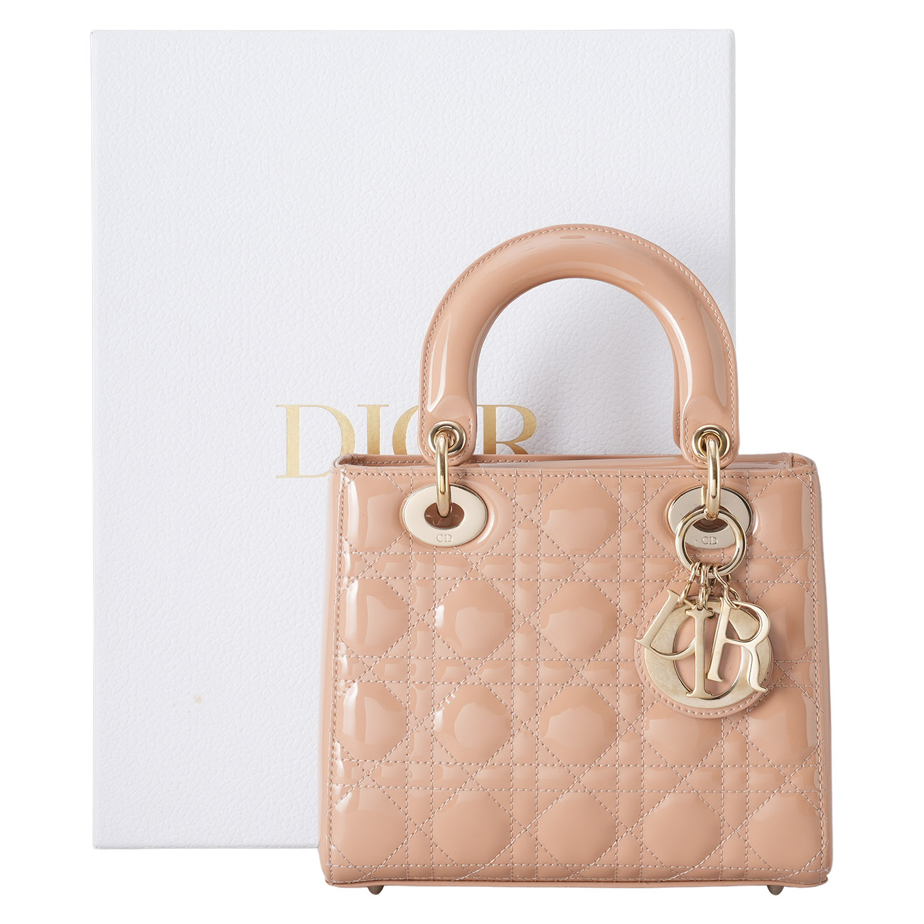 CHRISTIAN DIOR(USED)디올 페이던트 레이디백 스몰